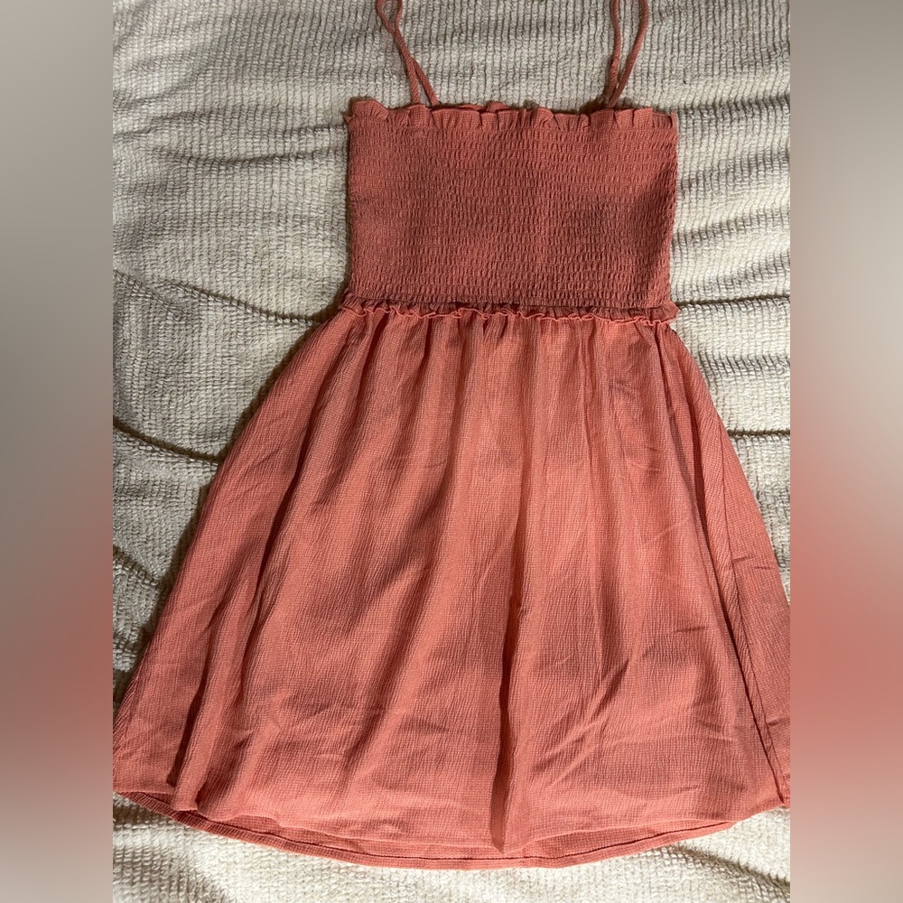 Forever 21 Coral Woman Mini Dress